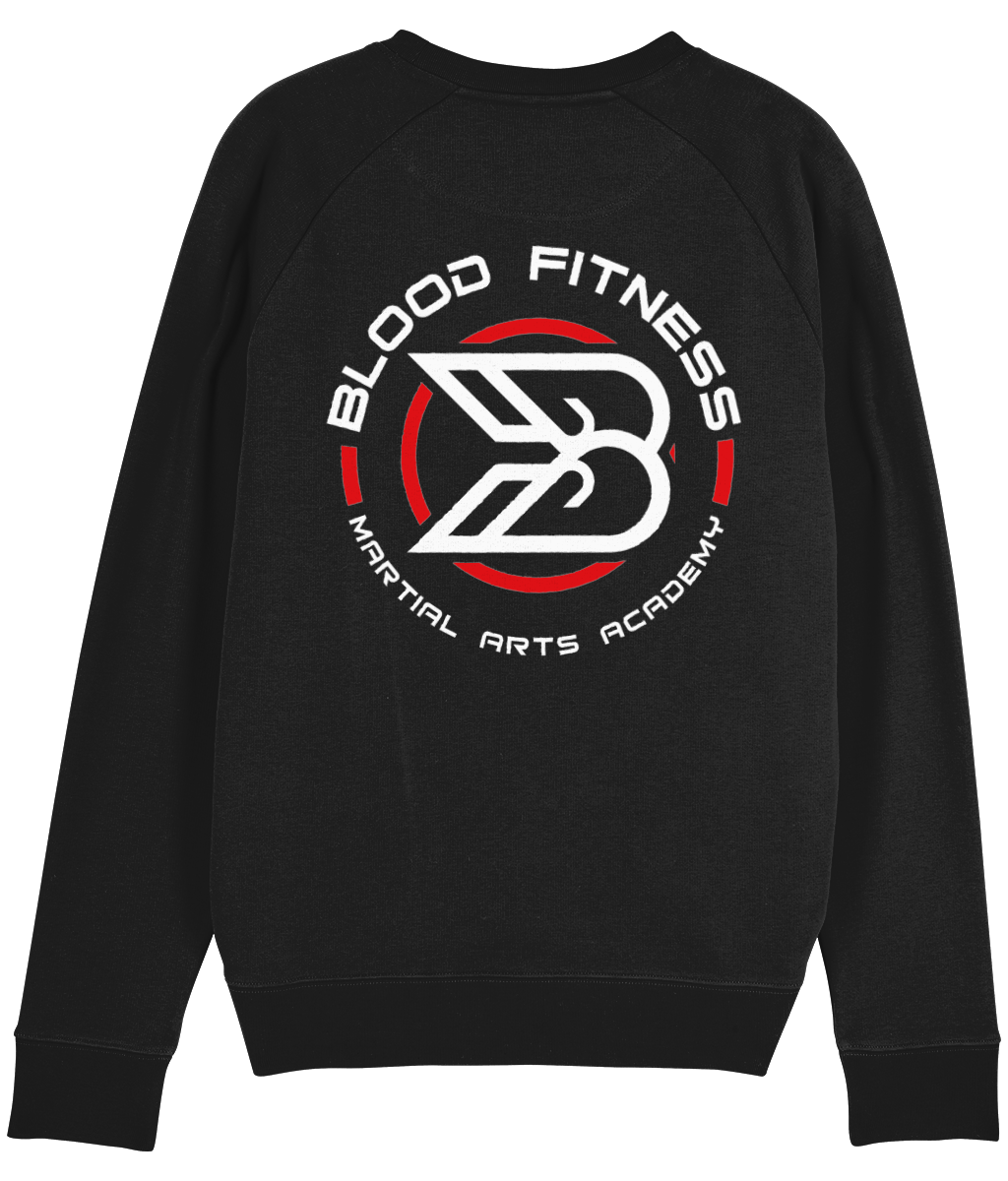Sweatshirt - Red & White Logo - Front & Back Design